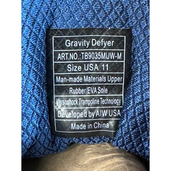 Mens 11 Gdefy Gravity Defyer HybridEX Astral Blue Athletic Running Shoes - Picture 9 of 9